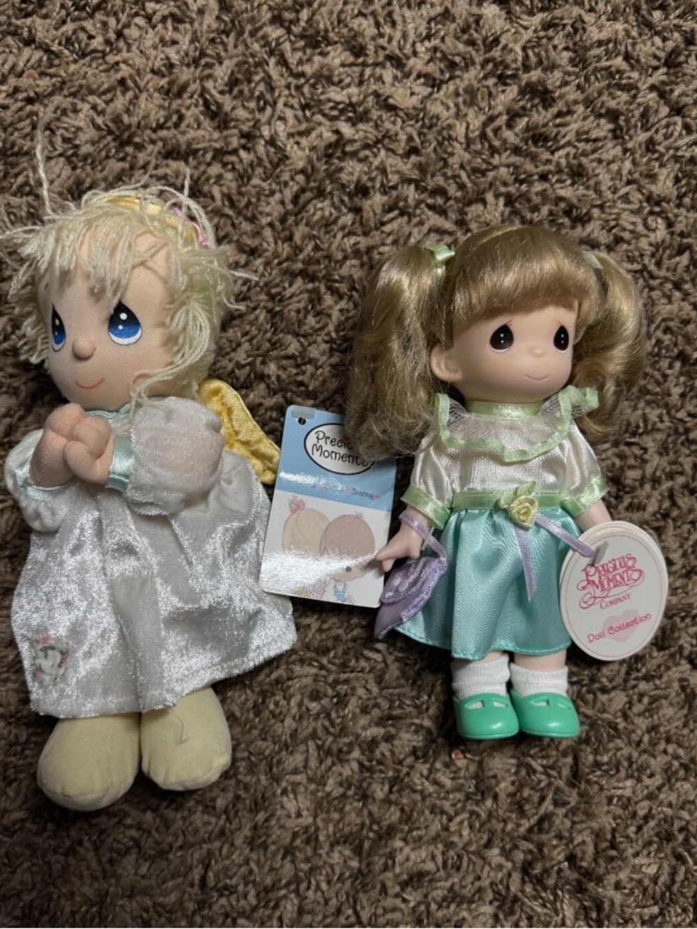 Set of 2 Vintage 1998 Precious Moments Betsy Doll Pre-Owned With Tags